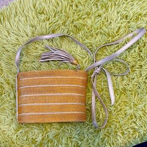 Sharif gold mini purse